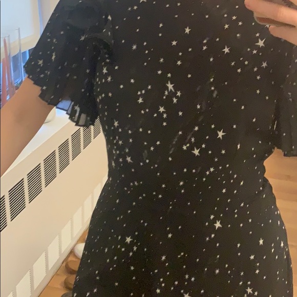 Sugar Lips Star Print Dress Sz S - Picture 2 of 3